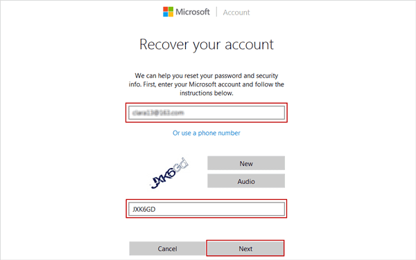 Microsoft Account Password